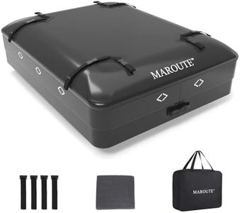 IDEALHOUSE 2024 New Rooftop Cargo Carrier Bag – 15 Cu Ft Heavy-Duty Robust Waterproof & Durable Storage Bag, Universal Fit with 8 Door Hooks