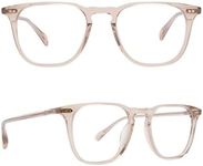 DIFF Maxwell Designer Square Computer Blue Light Blocking Glasses for Men and Women Vintage Crystal