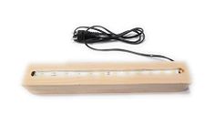 Ditya Crafts LED Light wooden Stand for Resin and Decorative Table Show Piece Set of 1 (SIZE 8 Inches) Wooden Stand with LED