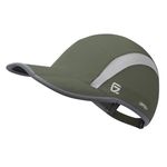 GADIEMKENSD UPF50+ Quick Dry Sports Hat Lightweight Breathable Soft Outdoor Running Cap Army Green