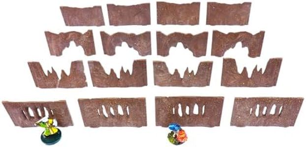 Dirt Cheap Dungeons - Special Cavern Walls Expansion | Modular & Customizable | Injection-Molded for Superior Durability | TTRPG Accessories for D&D, Daggerheart, & Tabletop Gaming