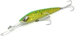 Capt Jay Fishing Deep Diving Fishing Lures Swimbait Sinking Minnow Lure Saltwater Trolling Lure (Mahi Mahi, 180mm)