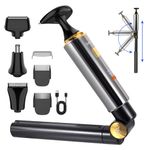 Hatteker Electric Mens Back Shaver Body Trimmer Hair Groomer 4 in 1 Kit with Extendable Auxiliary Arm Waterproof Facial,Chin,Arm,Back,Pubic Hair Trimmer Grooming Set
