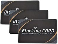 3 RFID Blocking Card|NFC Contactless Cards Protection|Fuss-free Protection for Entire Wallet Shield And Single Sleeves, Credit Card Holder, Identity Theft Prevention