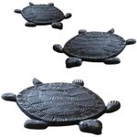 BestNest Esschert Design Turtle Stepping Stones, Pack of 3