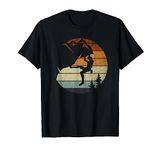 Retro Bouldering Mountain Climber Climb Sports Rock Climbing T-Shirt