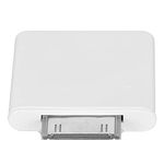 30 Pin for BT Adapter, 30Pin Audio Adapter BT 2.1 Transmitter for iOS Pod Plug and Play Drive BT Sound Dongle Adapter, for Home, Classroom (White)