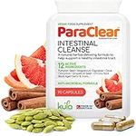 ParaClear - Intestinal Cleanse Complex - Strong Digestive Detox - 90 Vegan Capsules - Natural Herbal Food Supplement with Magnesium, Cinnamon, Cloves, Shiitake Mushroom, Garlic and Pumpkin Seed.