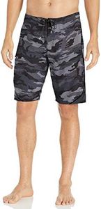 O'Neill Men's Hyperfreak S-Seam Quick Dry Stretch Boardshort, Black Camo, 44