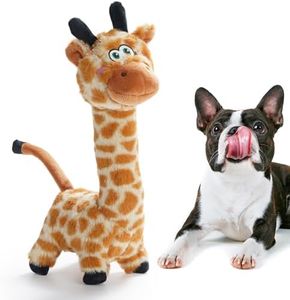 Nocciola Twistable Giraffe Pup Dog Toy, Stuffed Plush Dog Toy for Small Medium Breeds, Interactive Tug of War Dog Toys, Soft Crinkle Puppy Dog Toy to Keep Them Busy