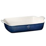 Emile Henry 91559626 Twilight Rectangular Baking Dish 36x26cm/13x9-Inch 4.5L/4.5q, Twilight