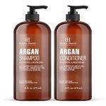 Botanic Hearth Argan Oil Shampoo and Conditioner Set for Men and Women -16 fl oz X 2pack