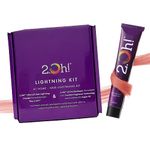 2.Oh! Peach Hair Color DIY Kit | Italian Quality Semi Permanent Hair Color + Hair Bleach for Hair Color | Hair Highlights for Women & Men | Hair Bleach with Plex & Argan oil| Lightening Kit