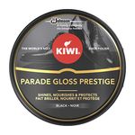 KIWI Parade Gloss Prestige Shoe Shine Polish for Black Leather, Metal Tin, 50ml