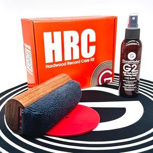 GrooveWasher GWRCW Record Cleaning Kit, Walnut