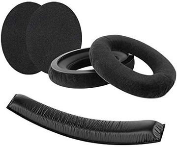 GEEKRIA Coussinets de rechange + bandeau compatibles avec casque Sennheiser HD380 PRO HD380 PC350 Game Zero + coussinets de bandeau/coussinets pour bandeau, coussinets pour bandeau, pièces de