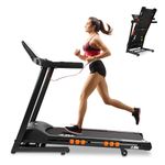 JLL T350 Digital Folding Treadmill, 2024 New Generation Digital Control 4.5HP Motor, 20 Incline Levels,0.3km/h to 18km/h, 20 Programmes, Bluetooth & Speakers, 2-Year Parts&Labor, 5-Year Motor Cover