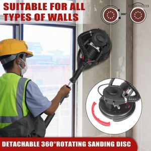 880W Drywall Sander with Vacuum – Powerful Electric Wall Sander