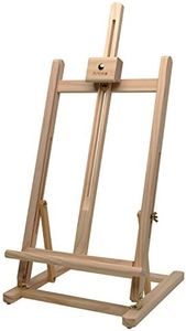 Artina Caballete de Pintura de Mesa Sydney - Madera de Pino 27 x 27 x 60 cm – Caballete Plegable para Artistas Principiantes, Aficionados y niños – para lienzos de hasta 80 cm de Altura