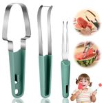 3-in-1 Watermelon Cutter Slicer Tool, Multi Watermelon Fork Slicer Cutter, Stainless Steel Watermelon Popsicle Cutter, 2024 Watermelon Slicer Melon Cutter for Kitchen Camping