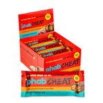 Phab Cheat Protein Bar – Chocolate Peanut Butter | High Protein Snack (15g) | No Added Sugar | Low Calorie Fudge Bar | Healthy Guilt-Free Snack | Pack 12-50g each
