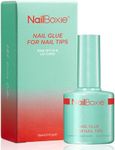 modelones Nail Glue, 9 in One Nail Glue for Press Ons, Clear Tips, Acrylic Nails, Need U V Light Cured, 15ML
