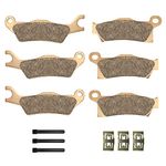 Sintered Brake Pads 3 Sets for Can Am Outlander 450 / 500 / 570 / 650 / 800 / 850 / 1000 Front & Rear Heavy Duty Brake Pads Replacement