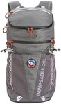 Big Agnes Impassable 20L Backpack for Day Hiking, Shark, OSFA, Impassable 20l