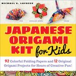 Japanese Origami Kit for Kids: 92 Colorful Folding Papers and 12 Original Origami Projects for Hours of Creative Fun! [Origami Book with 12 projects]