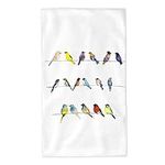 VARUN Colorful Birds Standing on Wi
