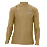 RYNOSKIN: Mosquito & Tick Protection. Bug + Insect Prevention for Hunting, Fishing, Camping & Outdoors - Shirt, Tan, Small