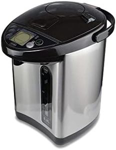 Addis Thermo Pot Instant Thermal Hot Water Boiler Dispenser, 3.2 Litre, Stainless Steel/Black (516521)