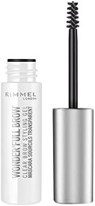 Rimmel London - Wonder'full Brow Gel, Formulated with Argan Oil, Precision Brush, 004 - Clear
