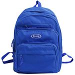 Leaper Fashion School Backpack Girls College Bookbag Travel Bag Daypack, Blue-1285, L