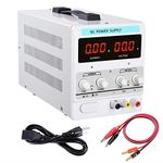 Yescom DC Power Supply Variable 30V 10A Adjustable High Precision Digital w/Power Cord 110V AC