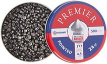 Crosman 7-P577 Pointed .177-Caliber Pellets, lead(500-Count)