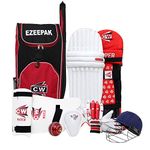 CW Player Choice Cricket Set Without Bat All Batting Accessories Set For (8-14+ & Above Yr) Boys Youth Adult (Size 6 For 12-13 Yr)