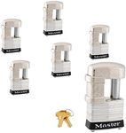 Master Lock - (6) Keyed Alike Trailer & Multi Purpose Padlocks, 37KA-6
