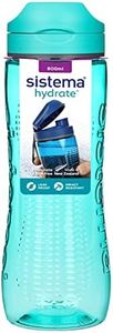 Sistema Hydrate Tritan Active Sports Water Bottle | 800 ml | Leakproof Water Bottle | BPA-Free | Assorted Colours