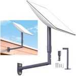 Starlink Mount, Vertical Angle Starlink Long Wall Mount, holder satellite dish steel, Starlink Pole Mount Starlink Roof Mount Wall Bracket for Starlink Starlink Mounting Kit for Starlink (Long-NEW)