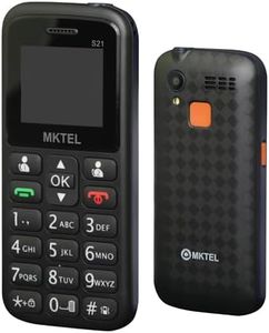 Duckdik MKTEL Teléfono Móvil Libre para Personas Mayores, Teclas Grandes, Botón de Emergencia SOS, Fácil de Usar, Volumen Alto, Llamadas Manos Libres