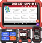 2026 LAUNCH X431 CRP919XBT Elite OBD2 Scanner Wireless Bidirectional Tool, ECU Coding, CANFD&DOIP, Full System Car Diagnostic Tool, FCA AutoAuth, V.A.G Guided, IMMO, 35+ Resets, 2 Years F.Ree Update