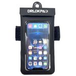 DRLOKPAK Waterproof Phone Case Armband Surfing Dry Bag Floating Waterproof Pouch Holder for iPhone 15 14 13 12 Pro Max XS Plus Se Galaxy S23 + Ultra W24 Google LG Phone up to 7inch