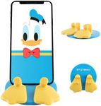 Disney Donald Duck Feet Cell Phone Holder with Bonus Decal Sticker- Cell Phone Stand for Desk Home/Office-Universal Desk Phone Stand Compatible with Android/iPhone and More- Blue Donald Decal