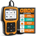 ANCEL AD410 Enhanced OBD2 Scanner, Vehicle Code Reader for Check Engine Light, Automotive OBD II Scanner Fault Diagnosis, OBDII Scan Tool for All OBDII Cars 1996+, Black/Yellow