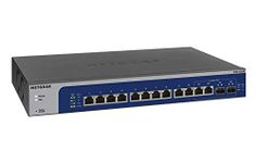 NETGEAR 12-Port 10G Multi-Gigabit Smart Managed Plus Switch (XS512EM) - with 2 x 10G SFP+, Desktop/Rackmount, and ProSAFE Lifetime Protection