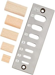 DFM A2 Domino Tenon Trim Plate Made in USA Compatible with Festool Domino Joiners