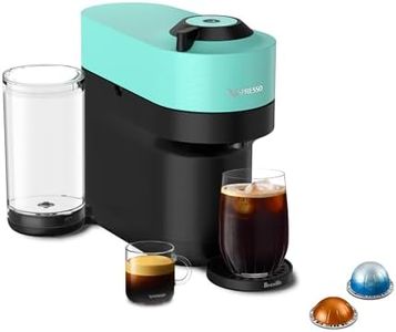 Nespresso Vertuo Pop+ Coffee and Espresso Maker by Breville, Aqua Mint