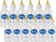 Pet-Ag Nurser Bottle - 2 oz, Pack of 12 - Promotes The Natural Feeding of Liquids - Designed for Small Animals - Durable & Easy to Clean