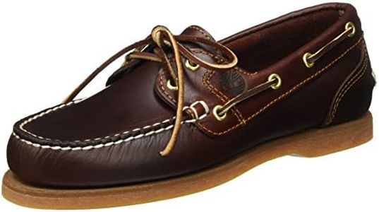 Timberland Womens Amherst Boat Shoe, Rootbeer Smooth, 8.5